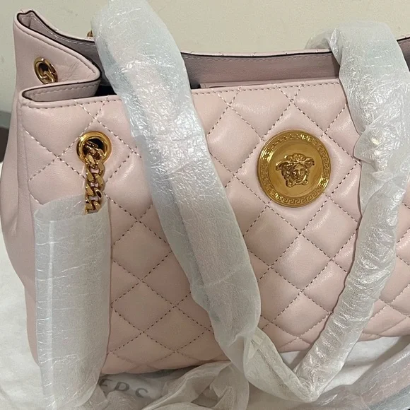 NEW VERSACE NAPPA SHOULDER BAG - Picture 11 of 14